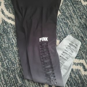 PINK Victoria Secret blue ombre leggings